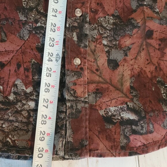 Mens Camo Shirt Jim Crumley's Outfitter Tough Brand Products M Canvas Utility - Picture 7 of 10